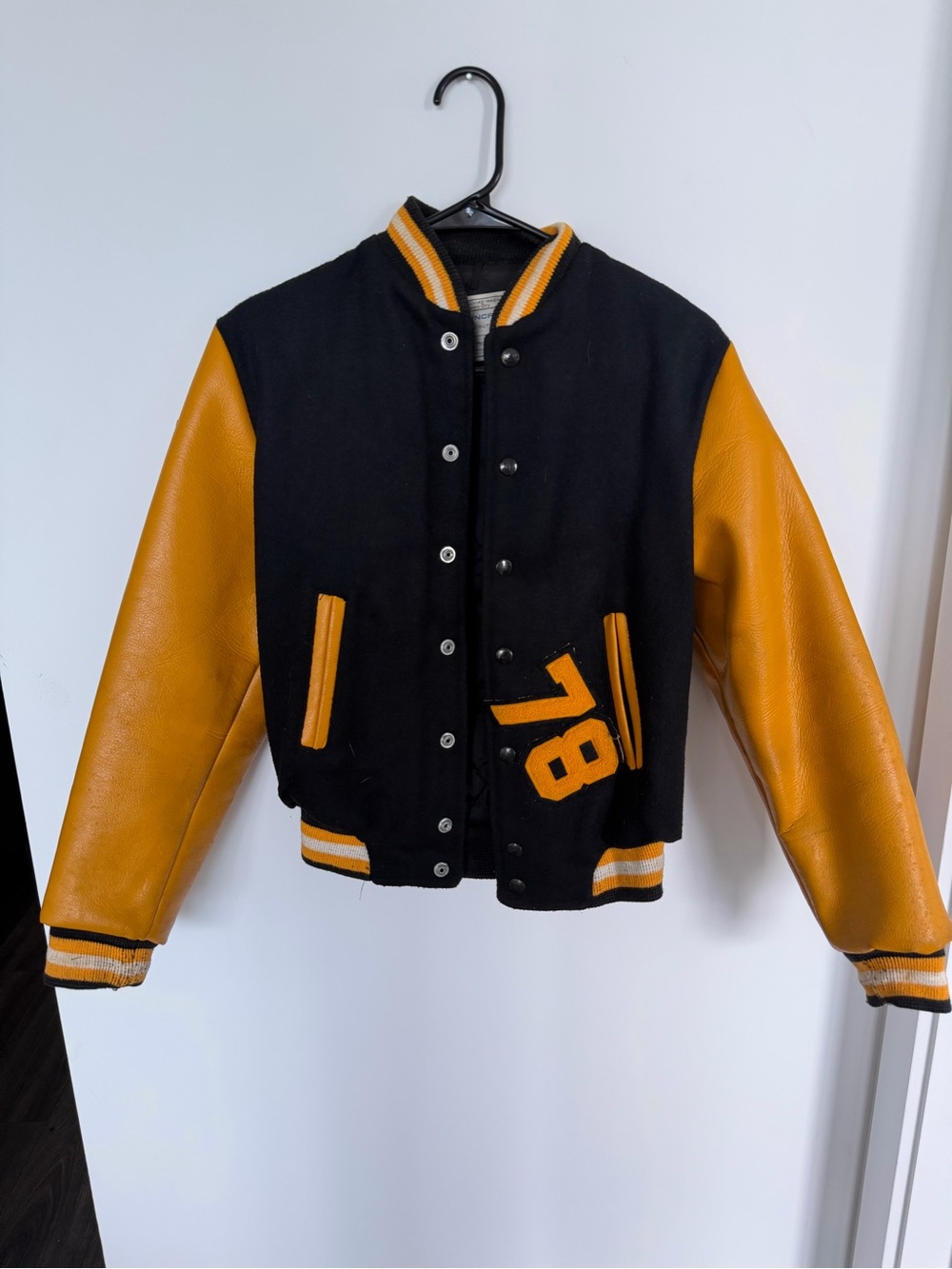 Towncraft Black Quilted Sports Outerwear Jacket with Blue Label